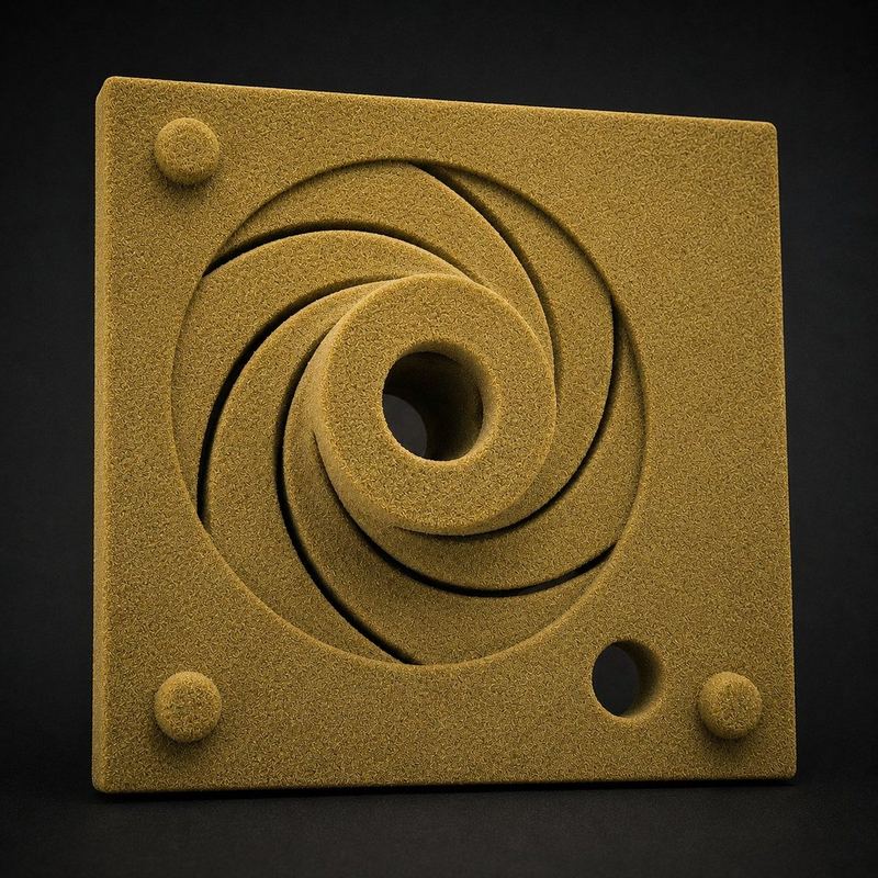 Resin coated sand test discs — AFS, HTS, LOI quality checks